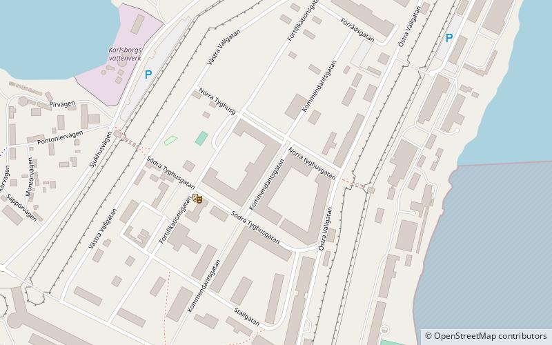 Forteresse de Karlsborg location map