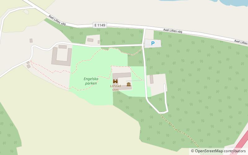 Löfstad Slott location map