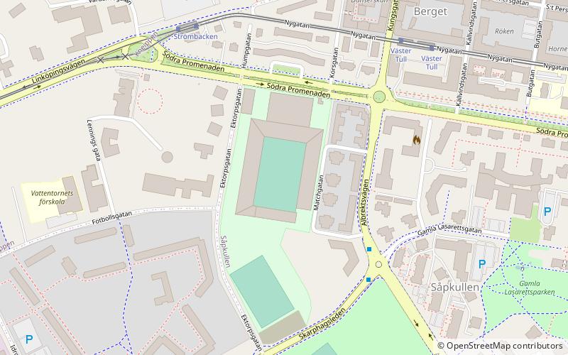 Estadio Idrottsparken de Norrköping location map