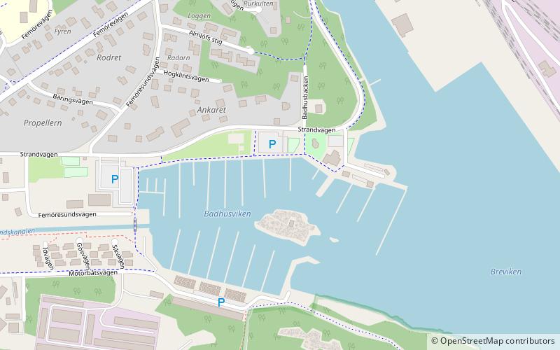 Gästhamn location map