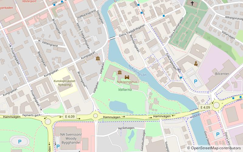 Nyköping Castle location map