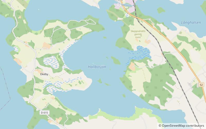 Hallbosjön location map