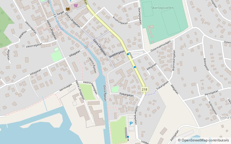 Trosa location map