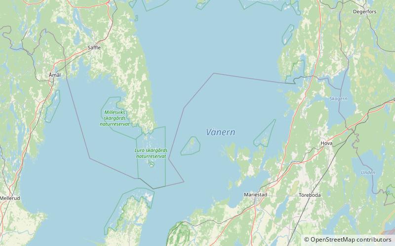 Lago Vänern location map