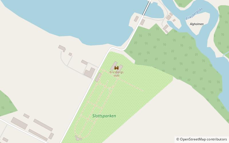 Ericsberg Castle location map