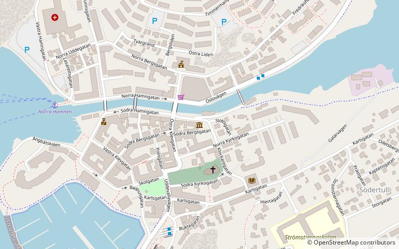 Strömstads museum location map