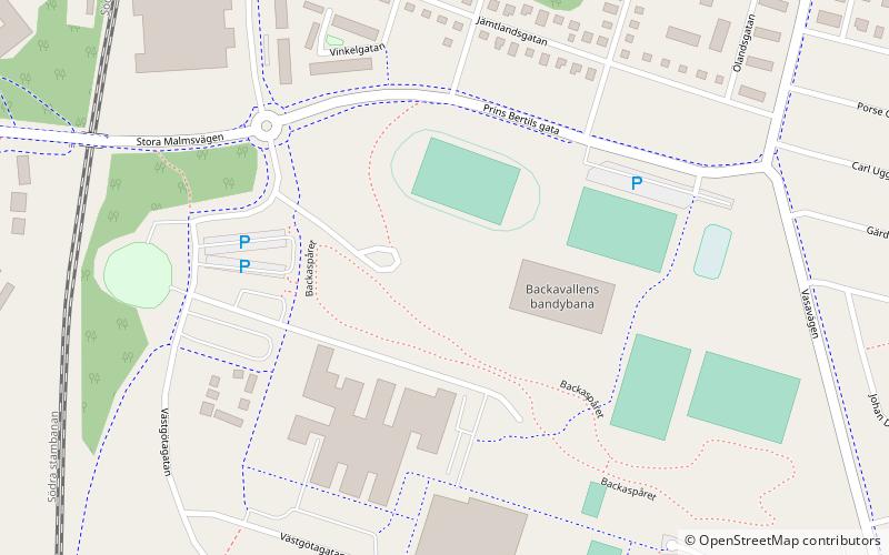 Woodyhallen location map