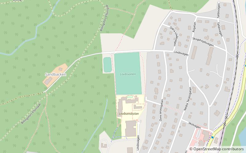 Lövåsvallen location map