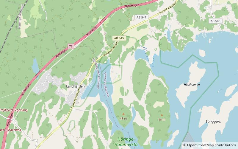 Häringe Slott location map