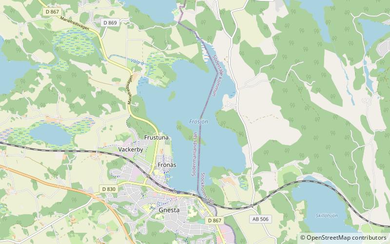 Frösjön location map