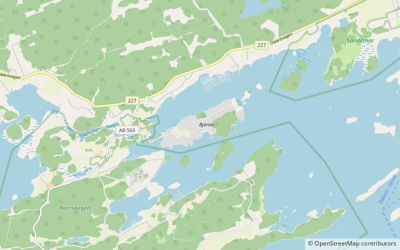 Björnö location map