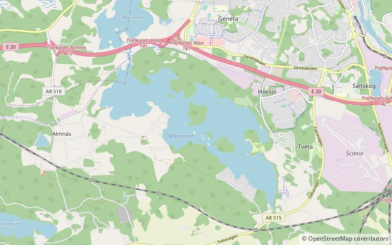 Måsnaren location map