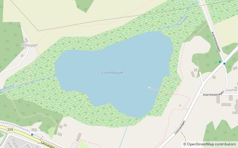 Lissmasjön location map