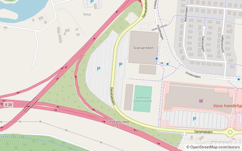 Södertälje Fotbollsarena location map