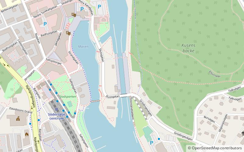 Canal de Södertälje location map