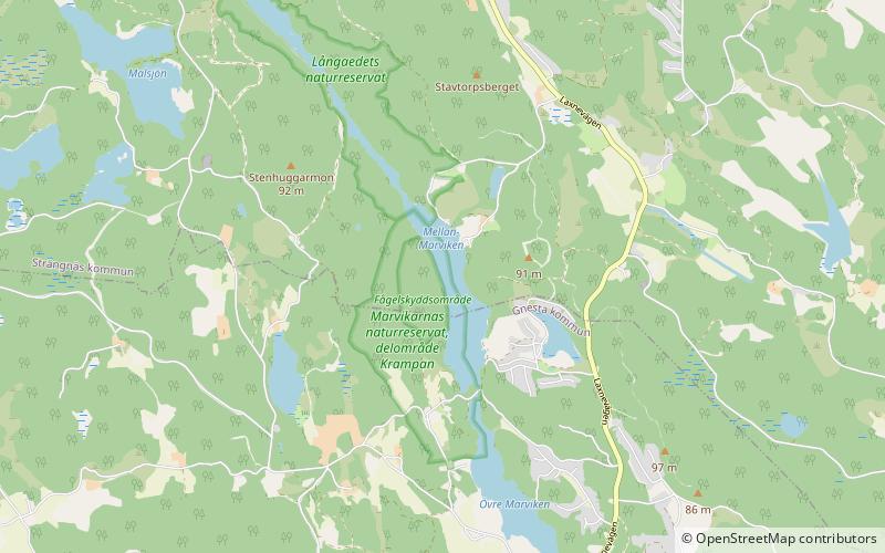 Marviken location map