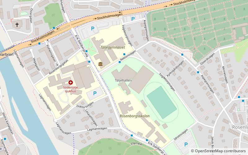 taljehallen sodertalje location map