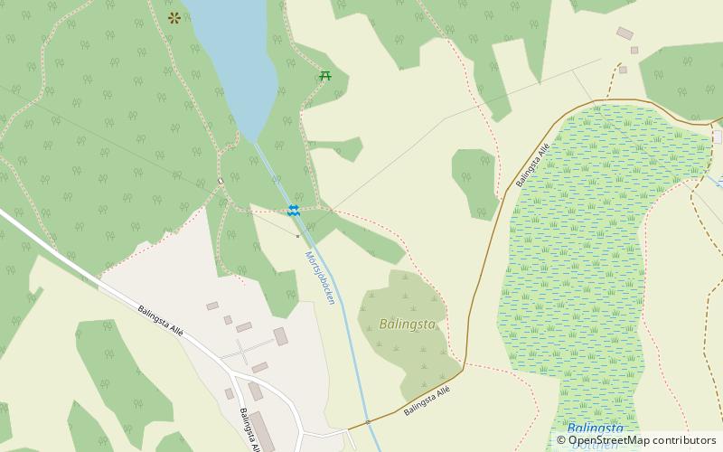 Orlången Nature Reserve location map