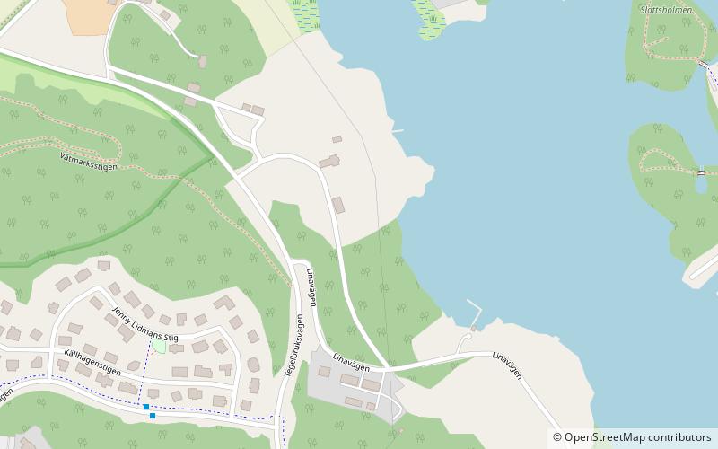 Lina gård location map