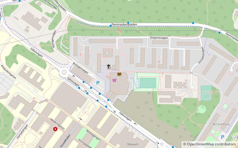 Flemingsberg Church location map