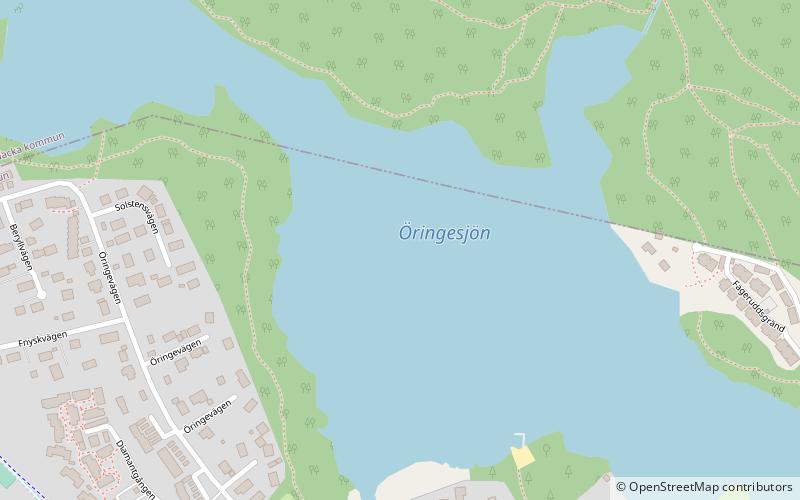 Öringesjön location map