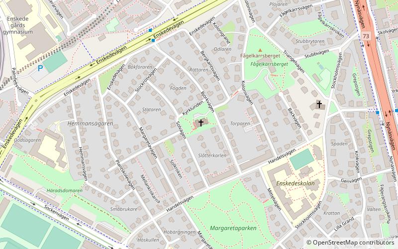 gamla enskede sztokholm location map