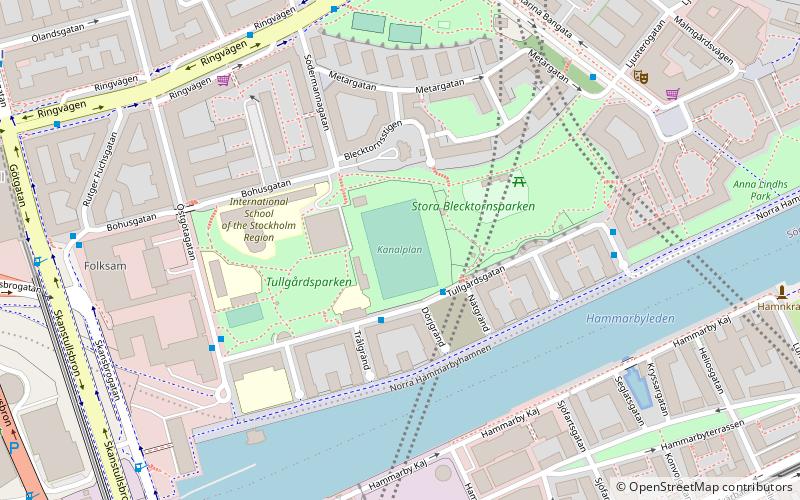 Hammarby IP location map