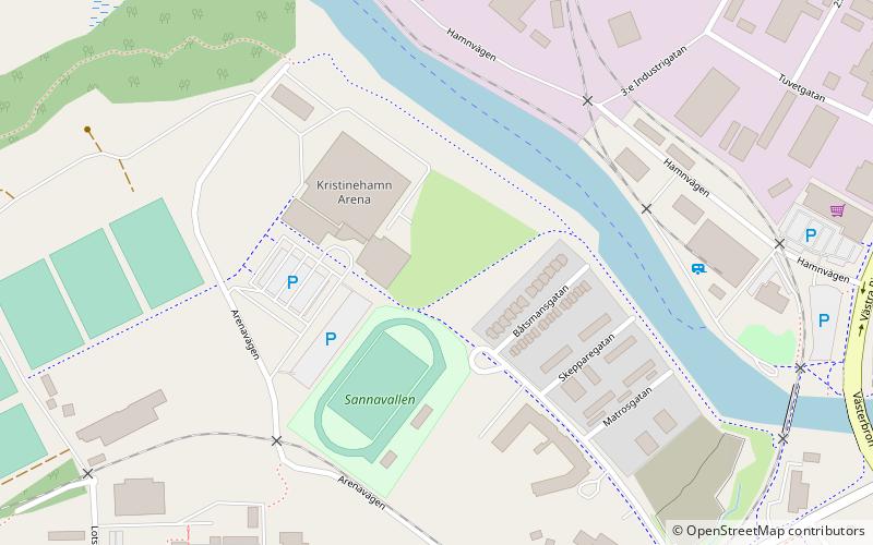 Environiq Arena location map