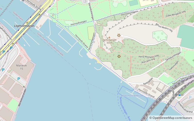 Tanto strandbad location map
