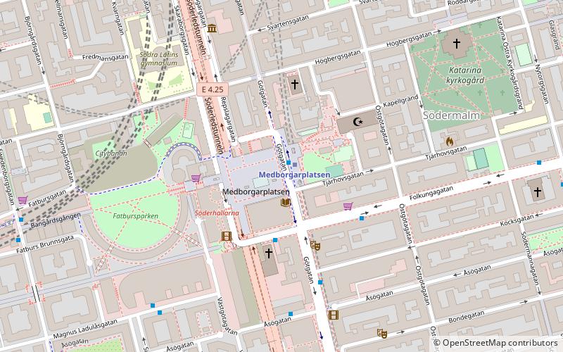 Medborgarplatsen location map