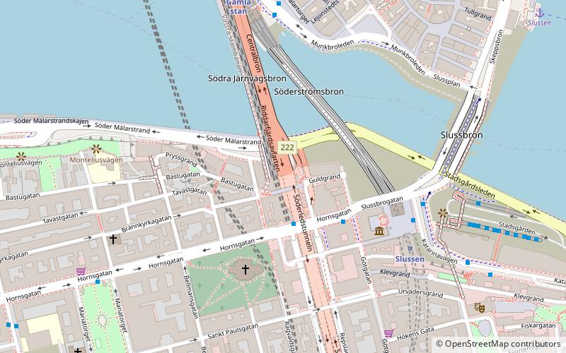 Söderledstunneln location map