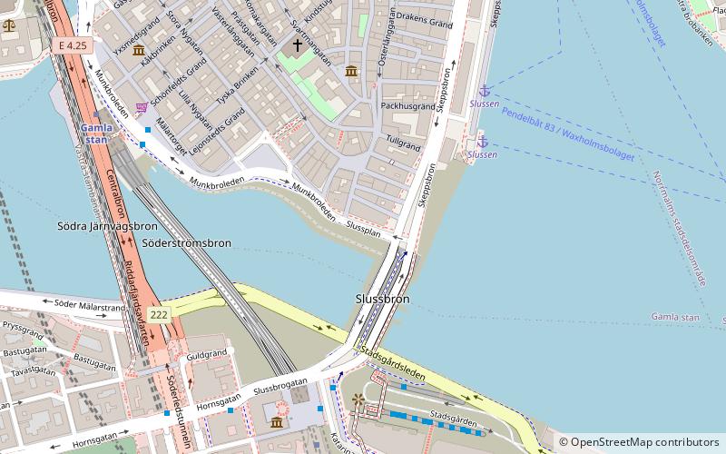 Slussplan location map