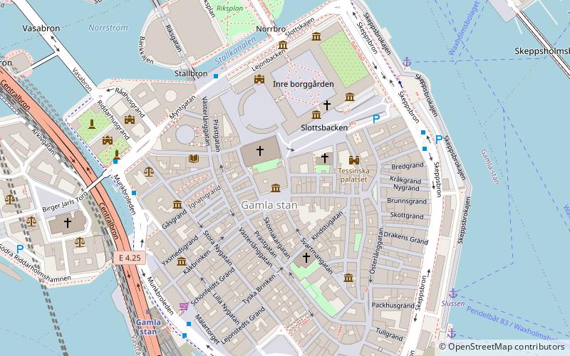 Bibliothèque Nobel de l'Académie suédoise location map