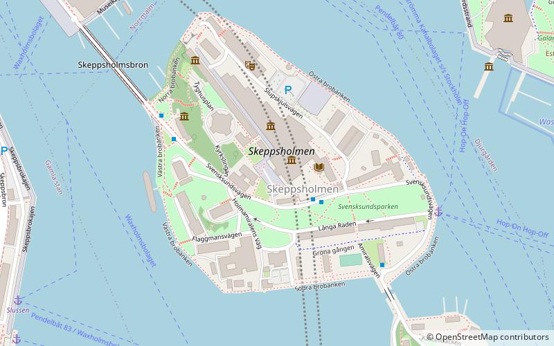 Skeppsholmen location map