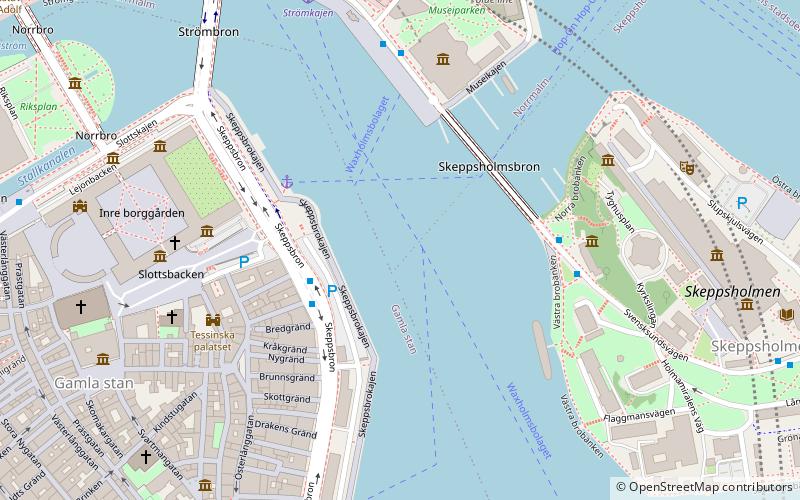 Stockholms ström location map