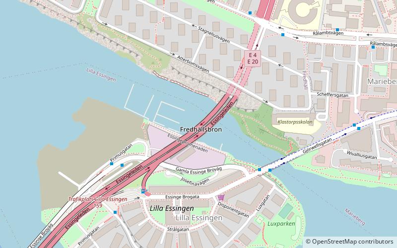 Fredhällsbron location map