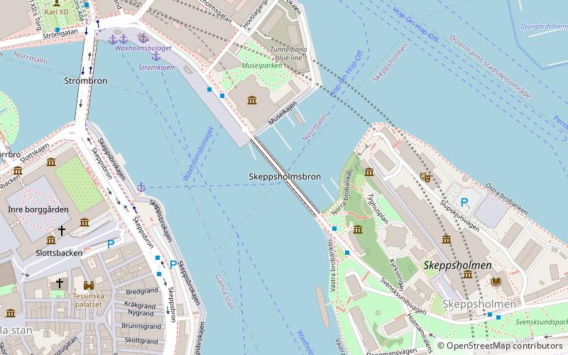 Skeppsholmsbron location map