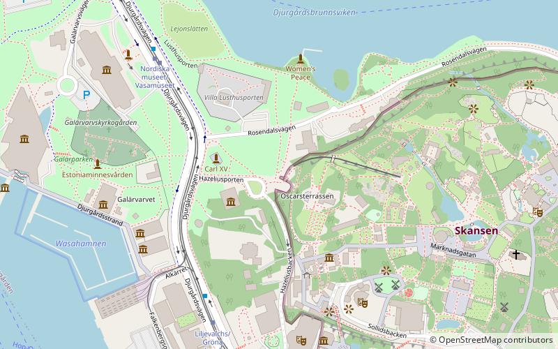 Djurgårdsteatern location map