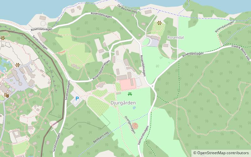 Rosendals Trädgård location map