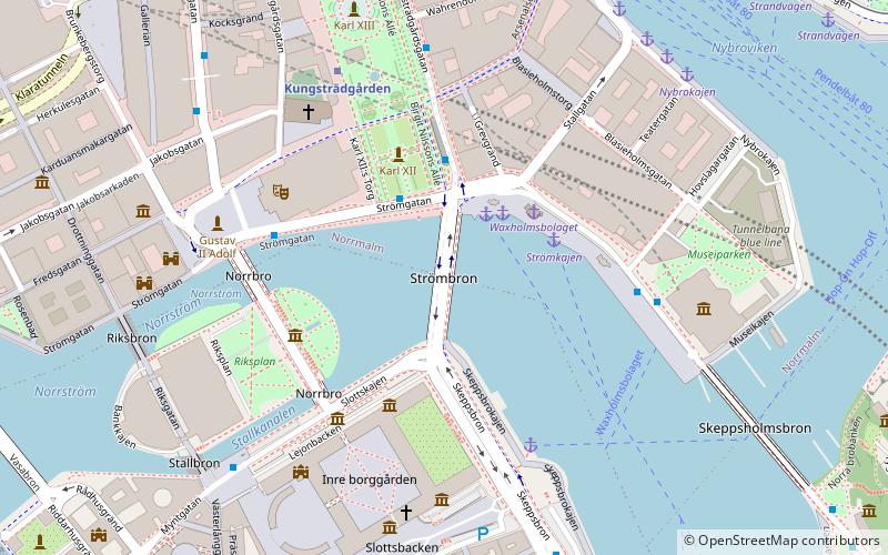 Strömbron location map