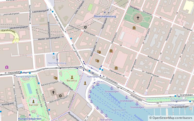 Dramaten location map