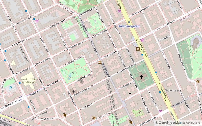 Strindbergmuseum location map