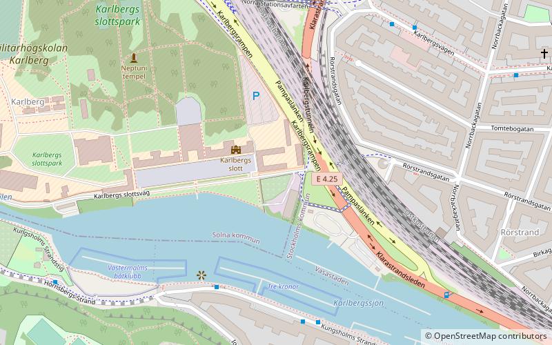 Karlberg Palace location map