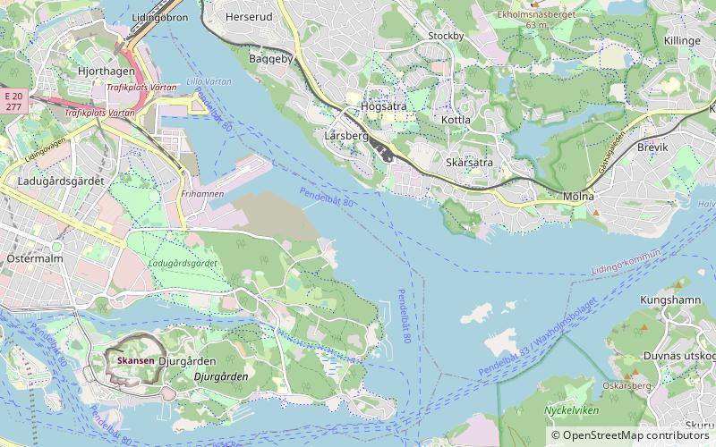 Karlbergskanalen location map