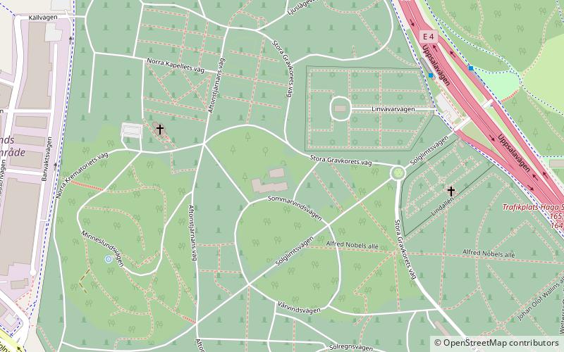 Norra begravningsplatsen location map