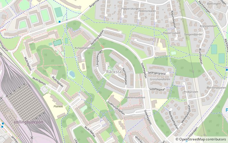 Råcksta location map