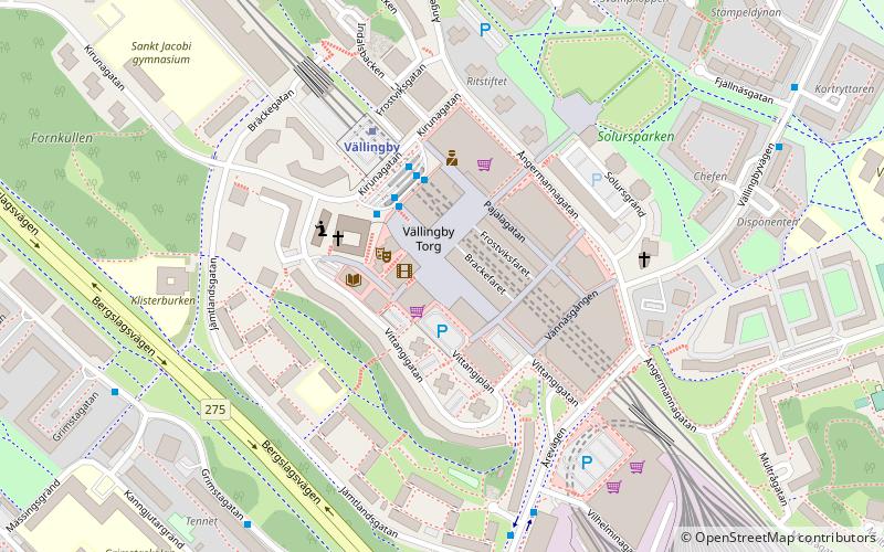 Hässelby-Vällingby location map