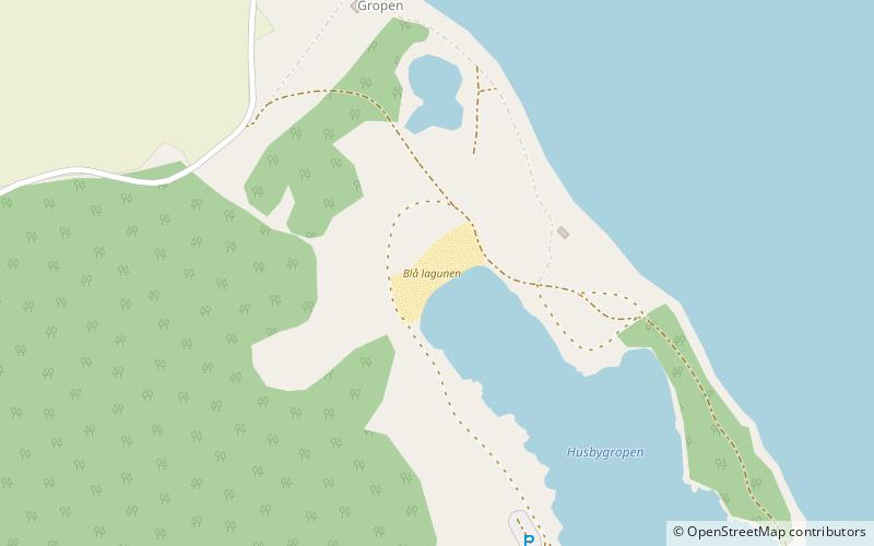 Blå lagunen location map