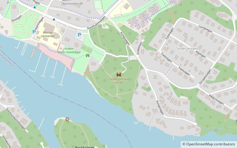 Cedergrenska Tornet location map