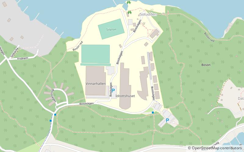 Bosön location map